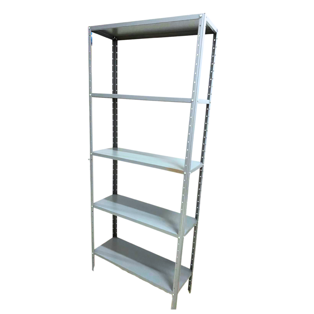 Estante metálico gris 30cm