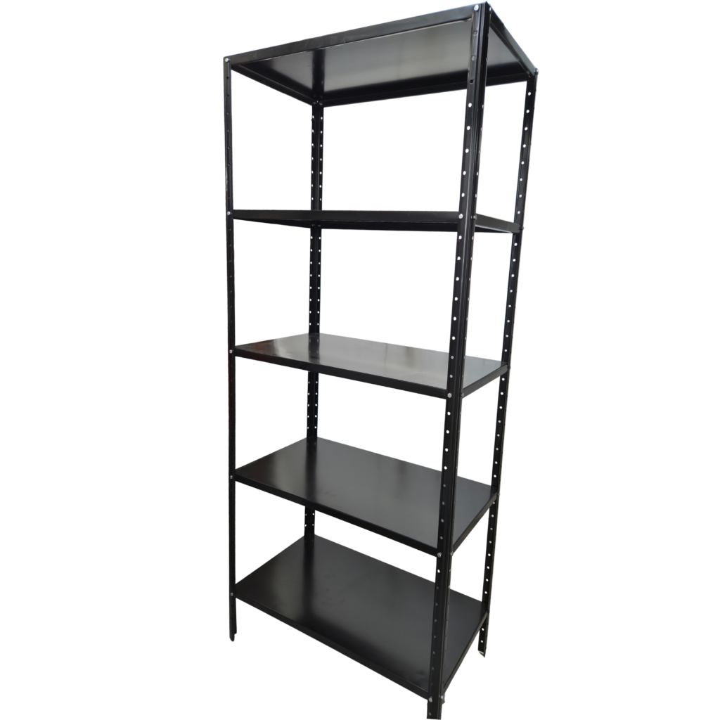 Estante metálico negro 45cm